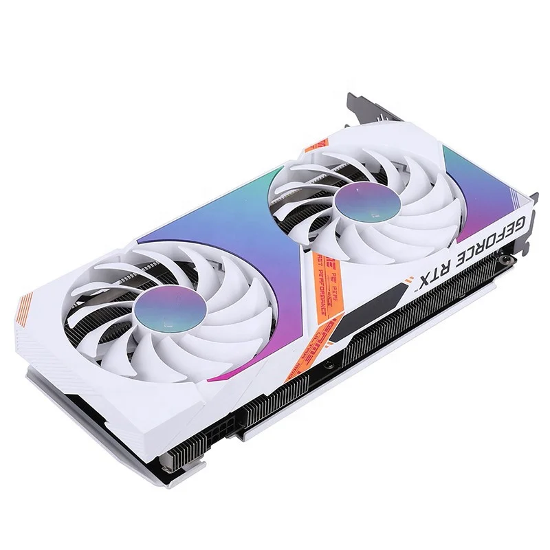 For GeForce RTX 3050 8GB For Colorful iGame GeForce RTX 3050 Ultra W DUO OC 8G GDDR6 128-bit 14 Gbps Gaming Graphics Card