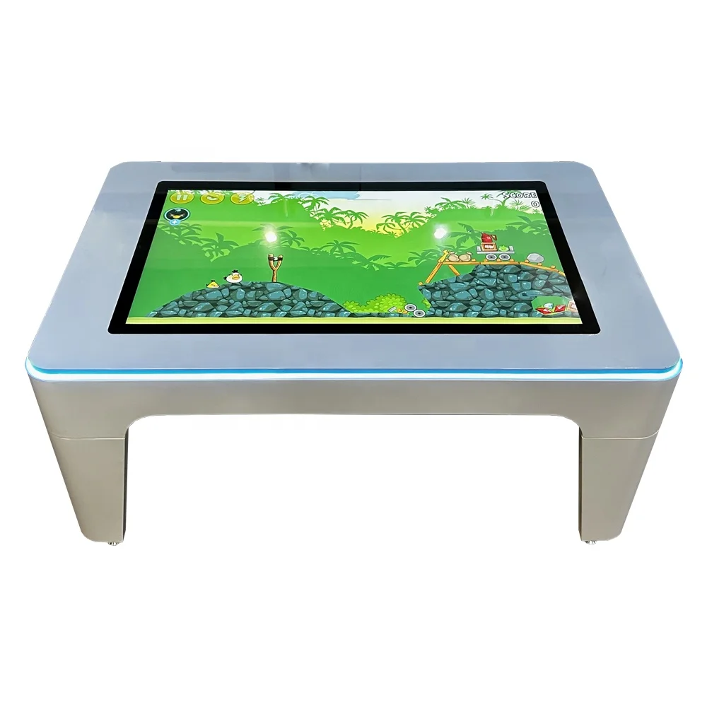 In Stock 32 43 55 inch Android Windows smart lcd screen interactive touch table infinity game kid smart table in School