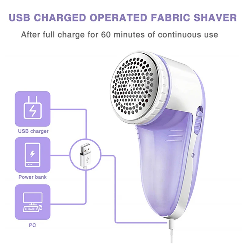 Mini Portable Fabric Sweater Fuzz roller dust remover clothes lint electric lint remover