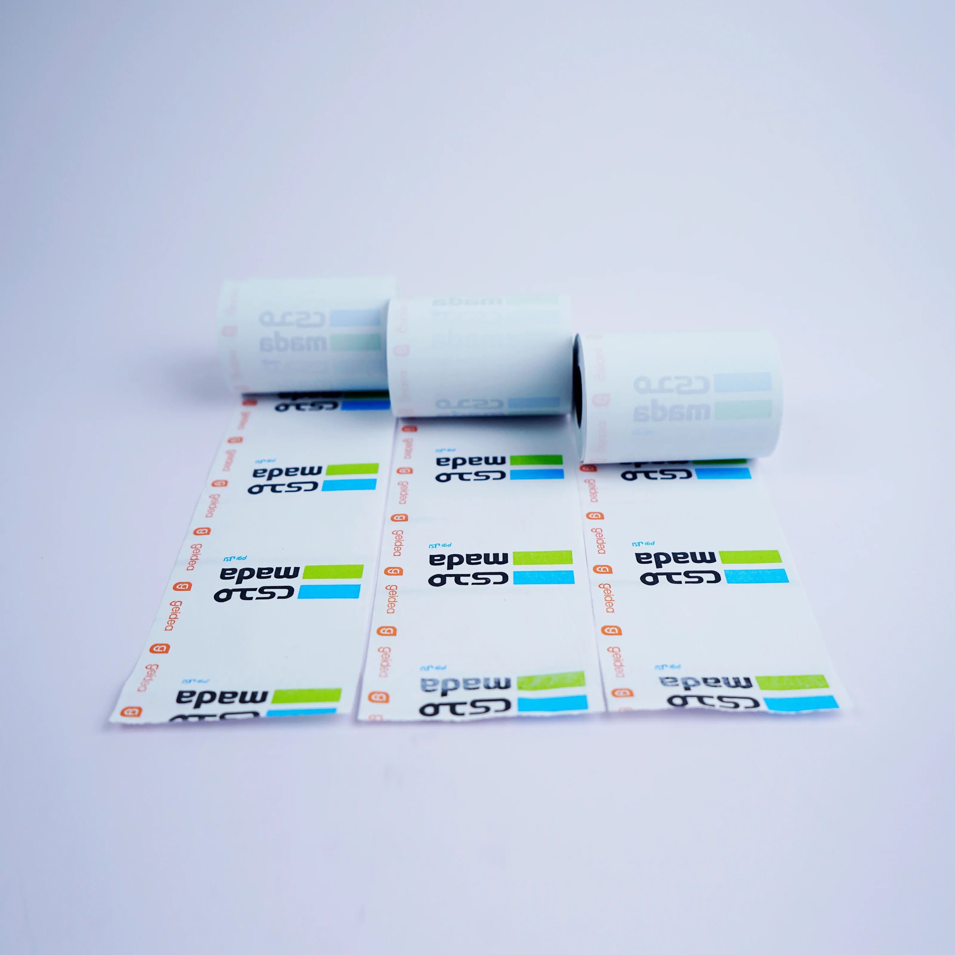 China Manufacturer 80x80mm 57x40mm Factory Direct Thermal Paper Roll Cashier Paper Suitable for POS ATM Bank