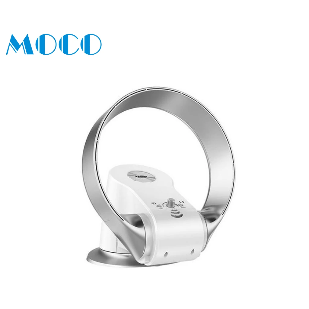 Free sample  Leafless wall mount bladeless fan intelligent table