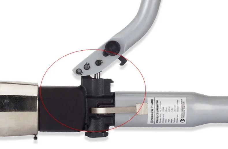 Zupper HT-400 hand operated hydraulic crimping tool for copper cable lug Hexagonal crimping pliers Terminal Copper Pipe
