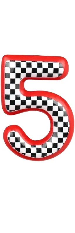 Factory price OEM wholesale with sticks birthday party cake decoration ceremony racing elements chess digital candles