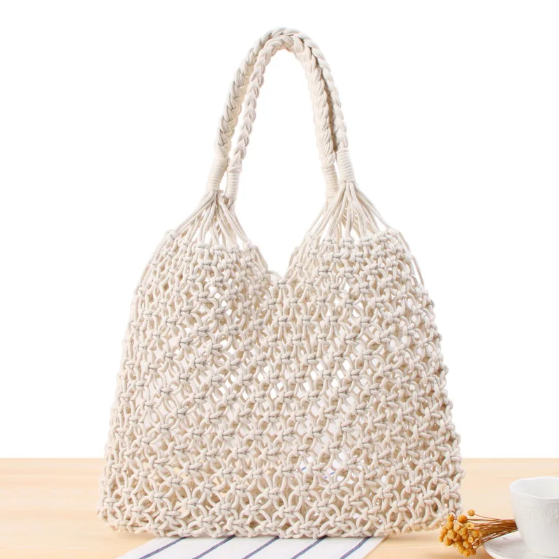 Bachelorette Party Gift Bride Beach Boho Gift Macrame Crochet Babe Bags Tote Bag For Her Boho Bag For Women