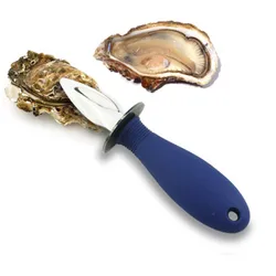 Y072 High quality stainless steel oyster shucking knife with rubber handle