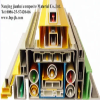 
JH1558 Frp and grp construction pultrusion fiberglass profiles usd direct roving 