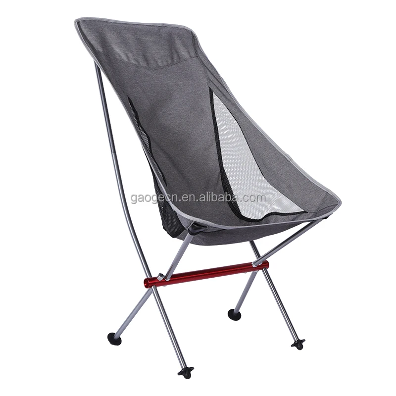 holesale Aluminum Frame High Back Chair Garden Outdoor Camping Folding Chair High Load-bearing Beach Chair