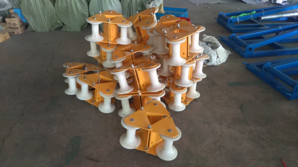 Стальной тяжелый низковольтный направляющий кабель открывающийся электронный тяговые ролики подземный кабельный