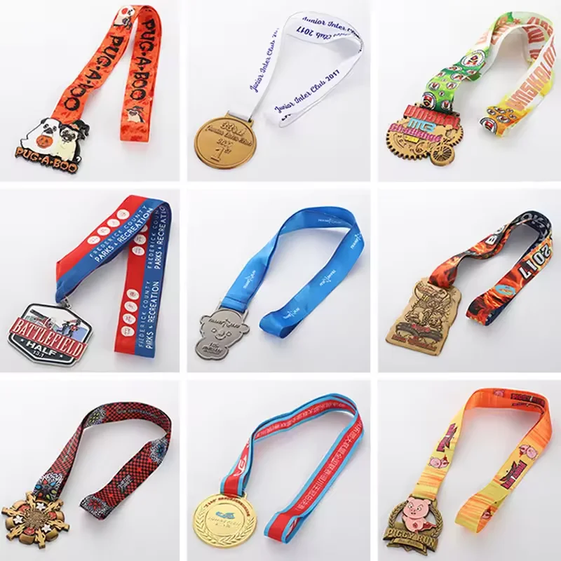 Medals Custom Logo Taekwondo Football Swimming Marathon Baseball Graduation Powerlifting Enamel Sports Football Metal Medals