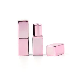 make your own lipstick tube with logo aluminum shiny pretty pink mini tube 1.2g small lipstick tube