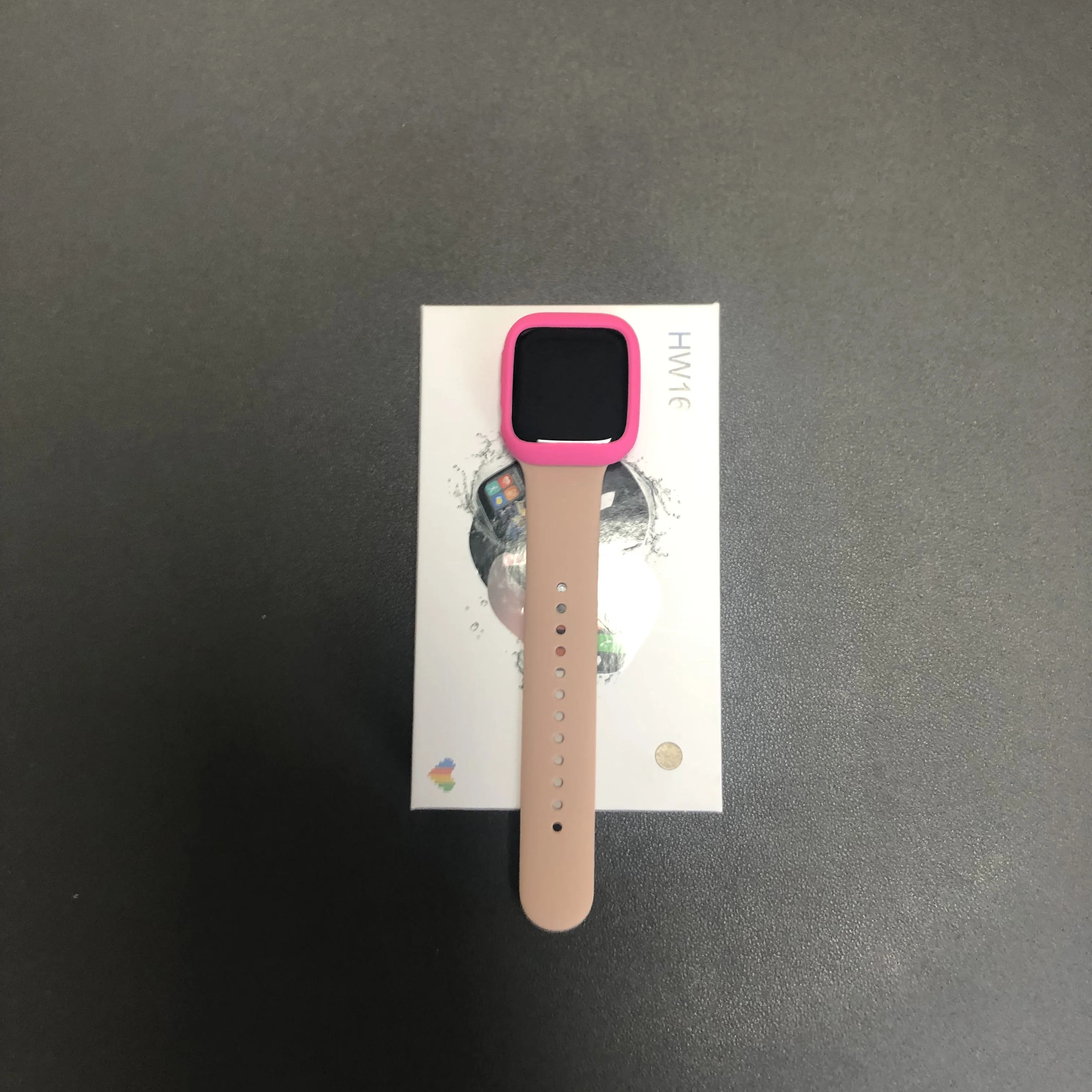 HW16 Smartwatch OEM Manufacturer Series 6 Men android  Fitness Bracelet Custom phone Wallpaper Smart Watch HW16 for men