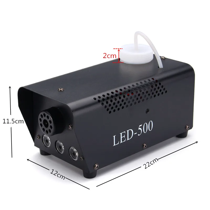 400W RGB LED DJ Fog Machine Portable Christmas Day Low Smoke Machine For Parties And Spectacle