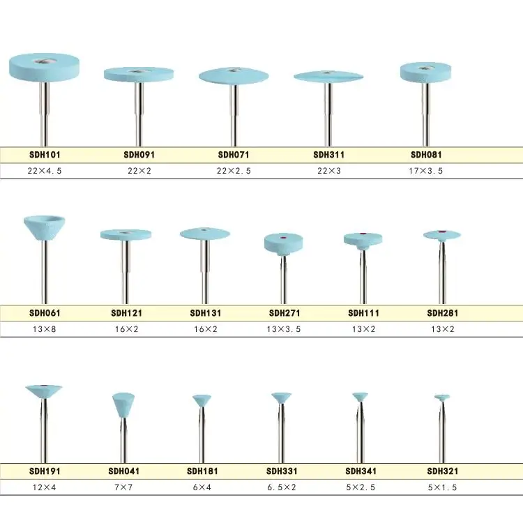 Diamond dental burs teeth grinding drill polish