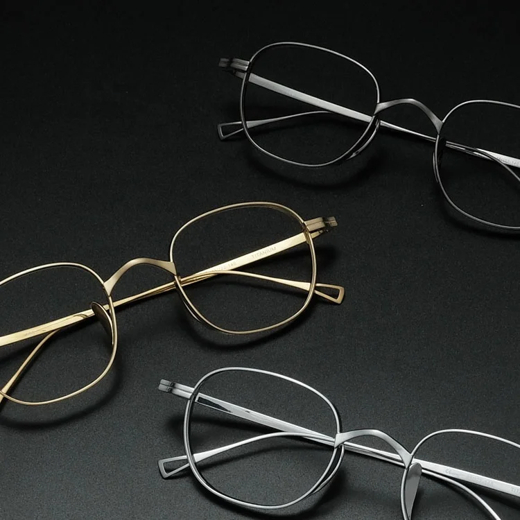 High Quality Latest Design Spectacle Eyewear Frames Beta Titanium Glasses Frame Japanese Handmade Eyeglasses Wholesale