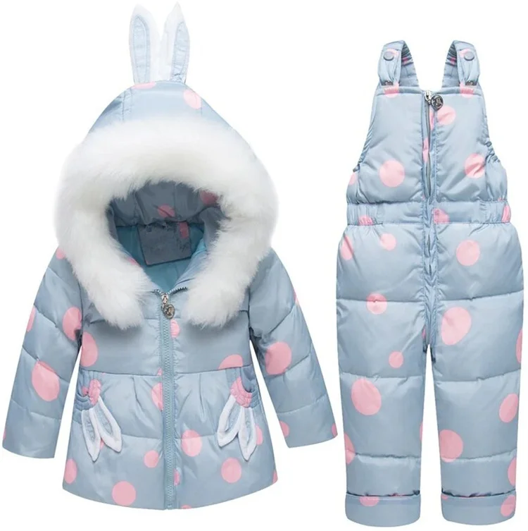 cheap winter down jackets snowsuits for girls cartoon hooded coats for kids white duck down filled winter coat for children