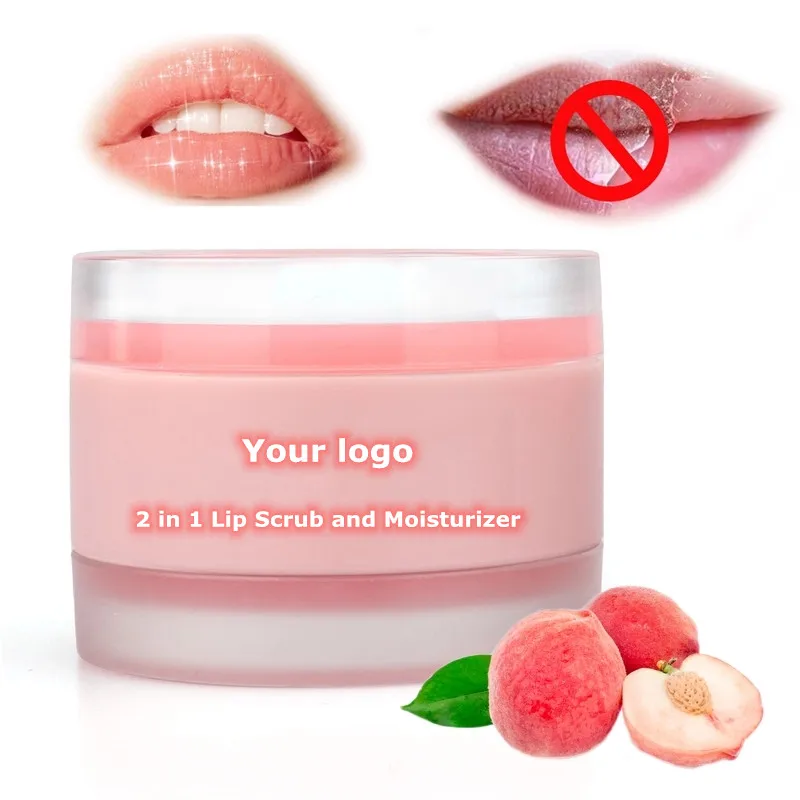 Natural Flavor vegan lip scrub and lip balm private label exfoliate Moisturizer for Lip Care scrub