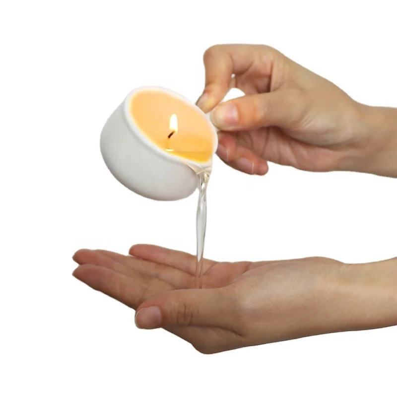 Горячий уход за кожей эфирное масло натуральный соевый воск ароматические массажные свечи