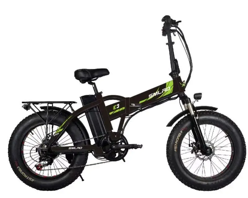 Smlro E3 Electric Mountain Foldable Bike Electric Bike 48V 500W 1000W 20AH 20*4 Inch Bicycle Fat Tire Ebike 7 Speed e bike