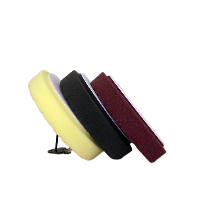 Car polishing waxing beauty suit polishing machine sponge wheel car wool wheel self-adhesive polishing disc wholesale