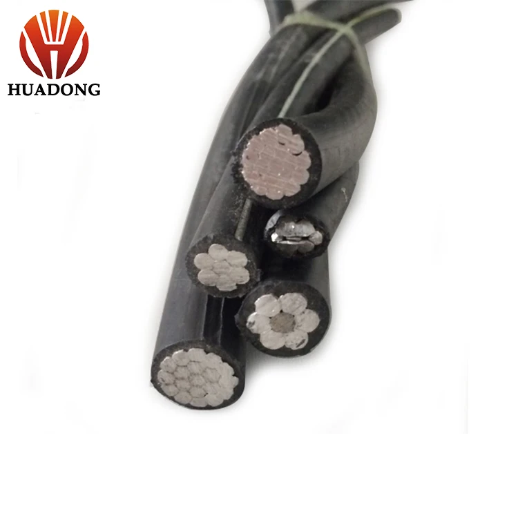 2*10мм2 4*16мм2 AL/XLPE ABC кабель 0,6/1КВ алюминиевый надземный кабель