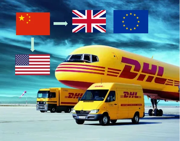 International&Fast DHL Express from China to USA Europe by Door to Door Delivery Service Cargo with Battery Pick up Quickly