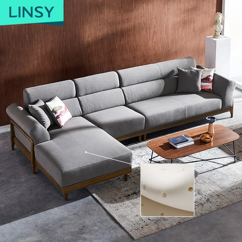 Latest livingroom Furniture Sofa Set Modern Fancy Sofa Wood Luxury