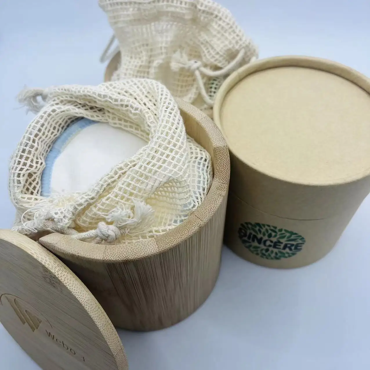 Reusable bamboo cotton makeup remover pads allow for customizable hot selling products