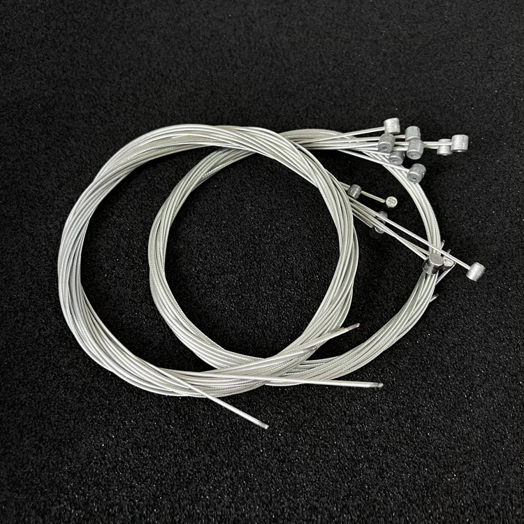 Wholesale Road Bike MTB Bike Bicycle Brake Line Shift Shifter Gear Brake Cable Sets Core Inner Wire Silver Steel Speed Line