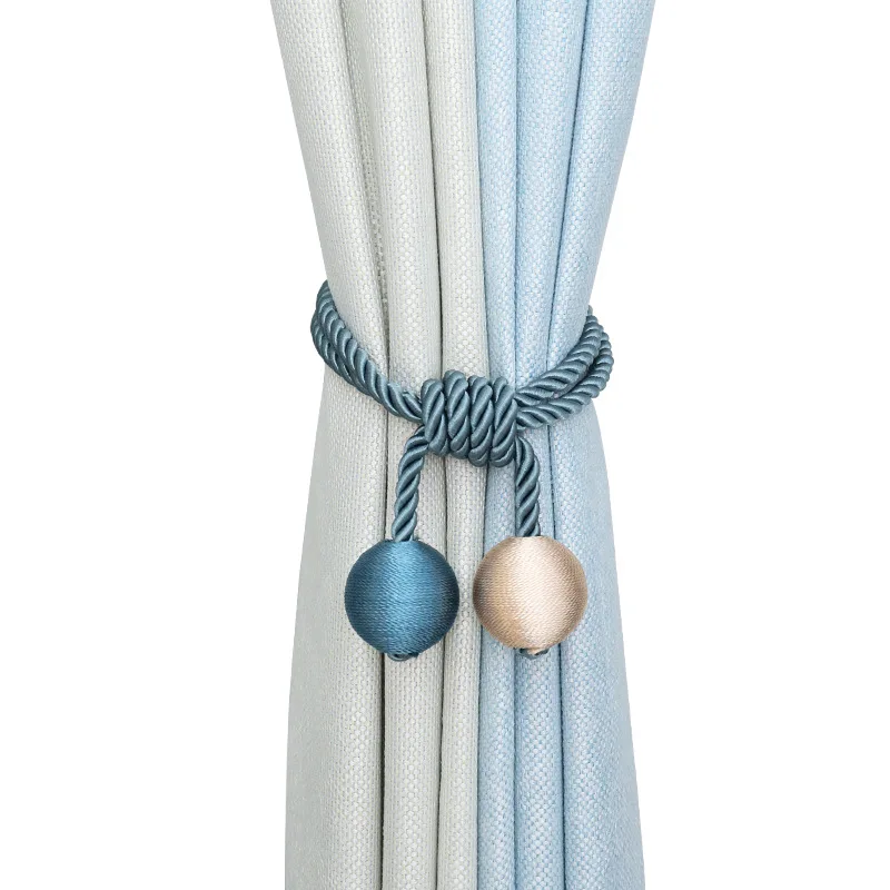 Curtain binding new style hanging ball belt simple modern creative decorative curtain buckle binding belt