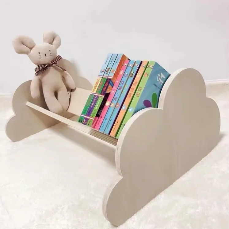 New Year Sale Montessori Educational Wooden Bookshelf  Montessori Furniture Bookshelf speaker