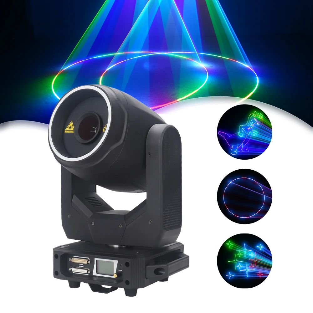 5W Animation Moving Head Light Laser 3D RGB Stage for KTV Club Night Equipment