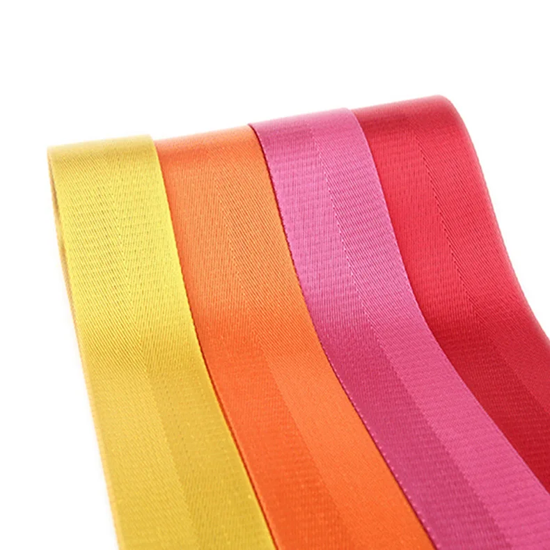 Factory Price 38mm Nylon Webbing Custom Polyester Webbing Strap for Car Seat Belt