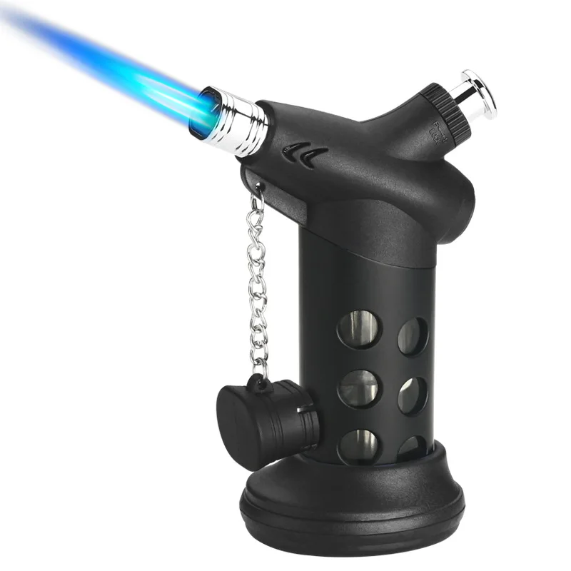 Refillable Flamethrower Windproof Jet Torch Lighter Welding Torch Barbecue Lighter Igniter Igniter Fire Gun