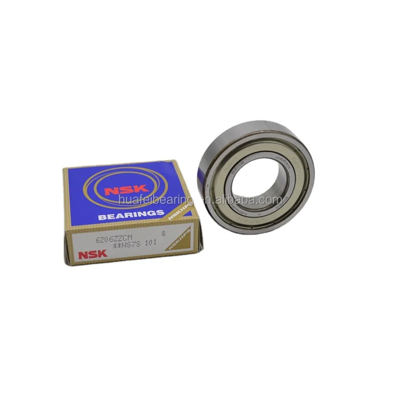  Оригинальный шариковый подшипник NSK 6206ZZCM 6206 zz с глубоким