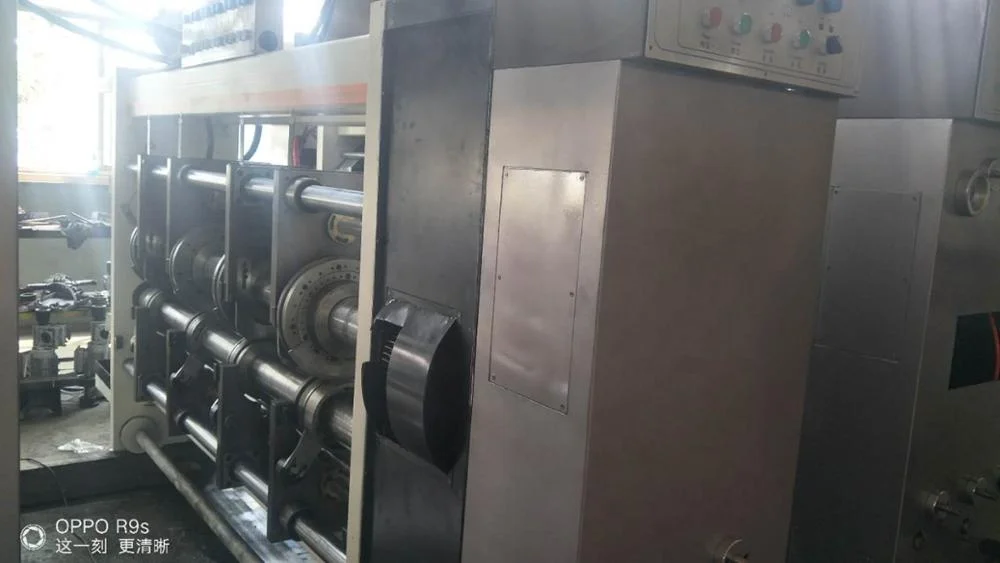 High speed 2 color flexo printing machine for corrugated paper factory supply