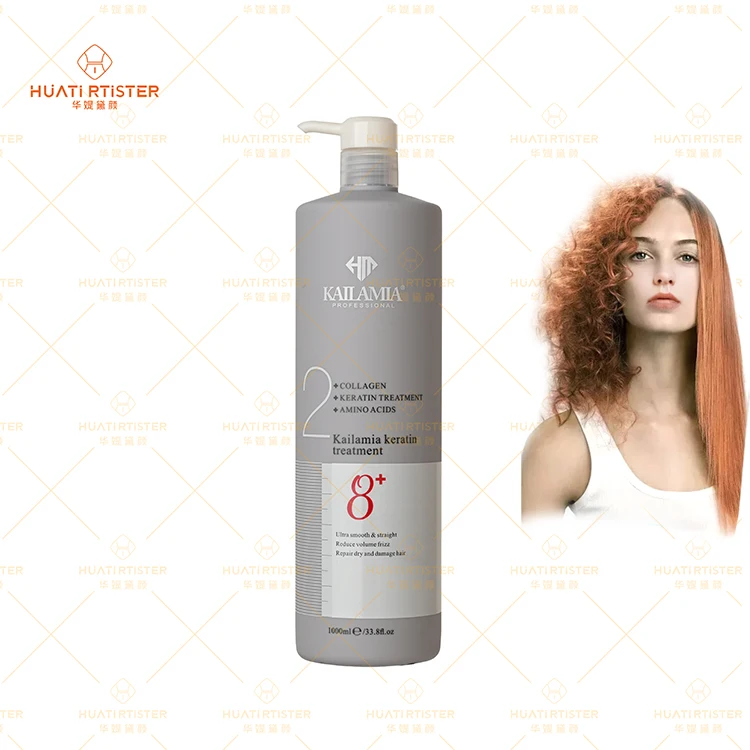 Huati Sifuli KAILAMIA 1000ml formaldehyde-free amino acids hair keratin rebonding collagen shampoo and conditioner treatment