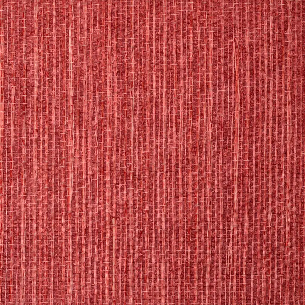 Burgundy Red Sisal Grasscloth Wallpaper for Room Walls