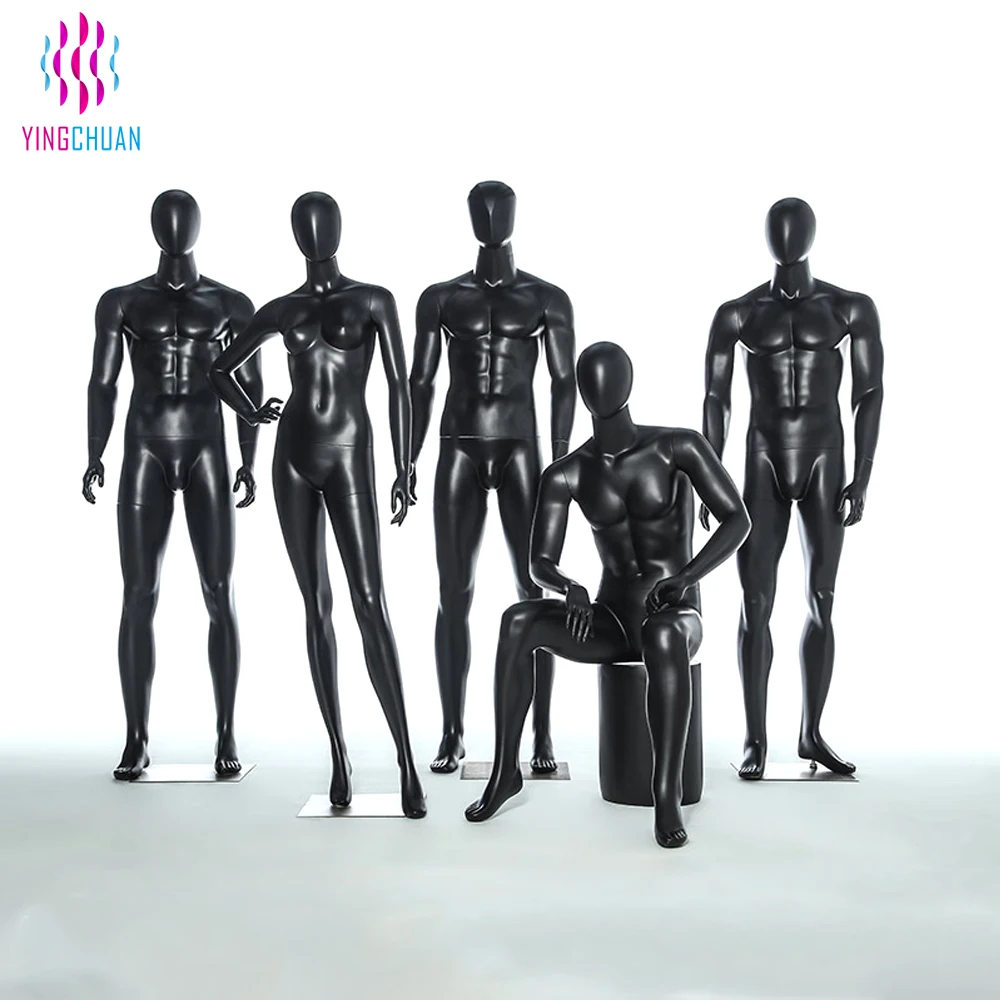 Full Body Matte Fiberglass Men Muscular Sports Male Mannequin For Sportswear Display