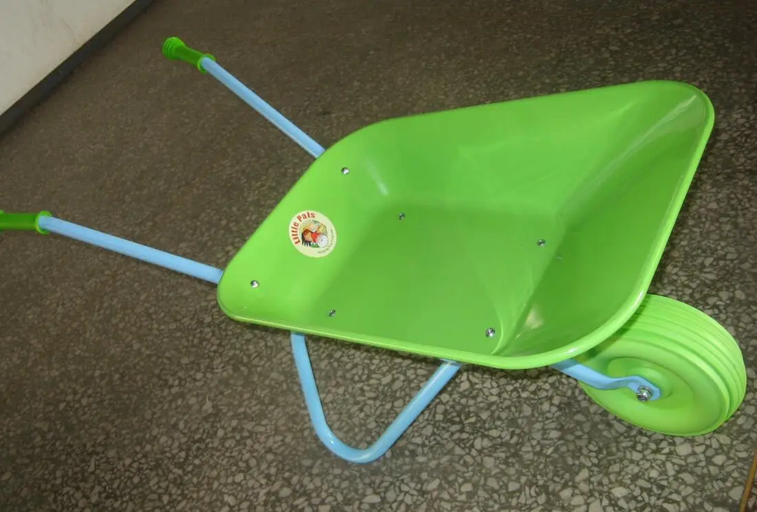 Vietnam  Kids Wheelbarrow Set Metal Child Wheel barrow Easy to Assemble and Garden Tools kids toys