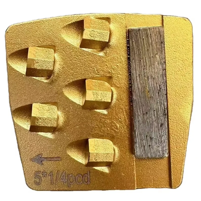 Redi lock 1/4 PCD high-performance grinding pad for hard concrete terrazzo epoxy resin flooring