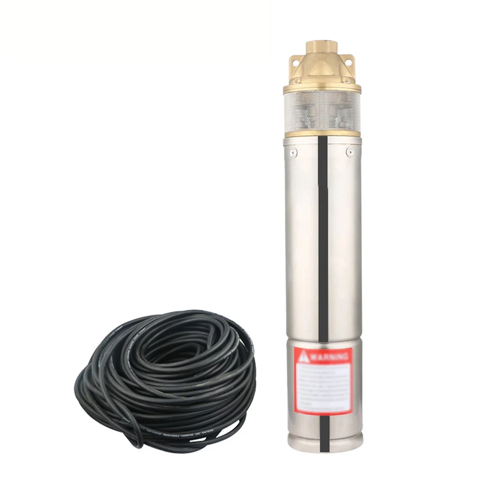 150mm high flow and high head high mountain water delivery multi-stage pump All stainless steel deep well pump