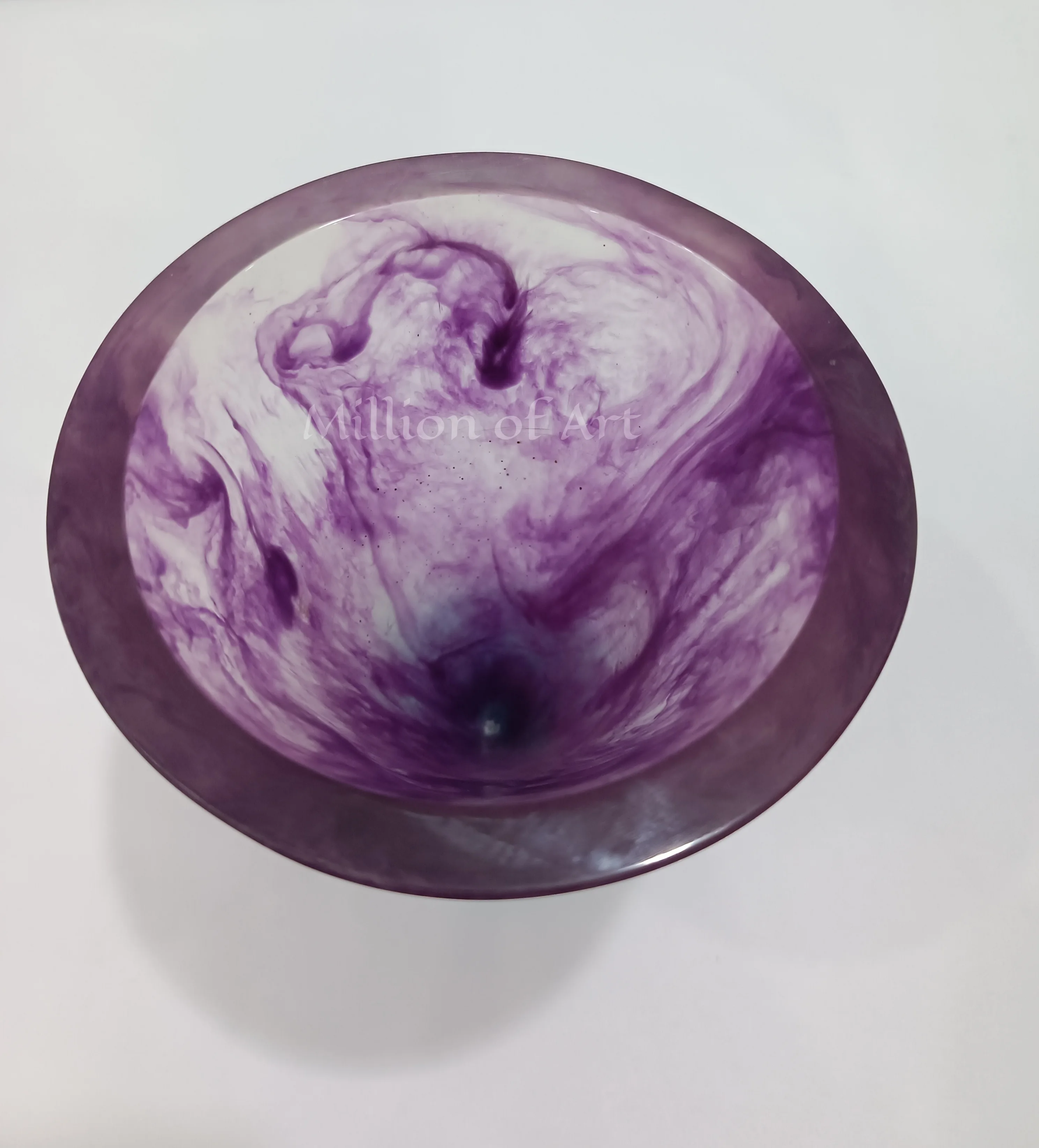 Fashion Creative Flowers Resin Vase Art Crafts Speedy Home Decoration Study Office Dining Table Use Purple Dragon Color
