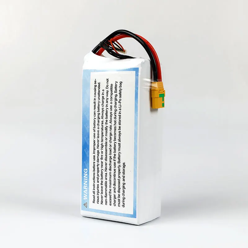 LOOYBAT Plant Protection Drone Lithium Battery 22000mAh 3S 4S 6S 22.2V 25C Drone FPV Flying LCO Lipo Batteries With XT90