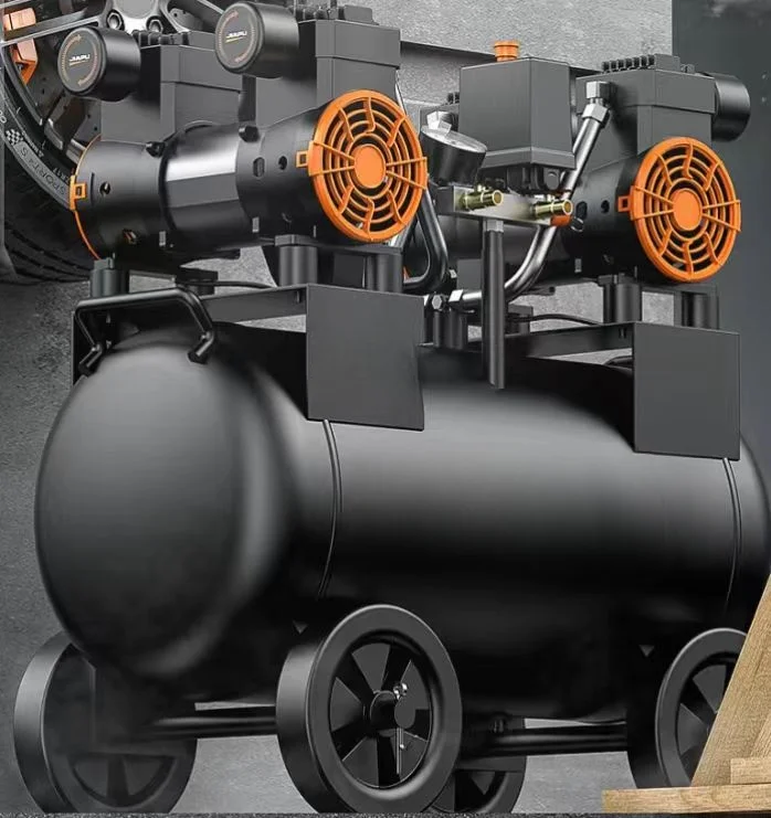 70L Industrial Air Compressor Oil-free Low Noise Portable Small Air Compressor