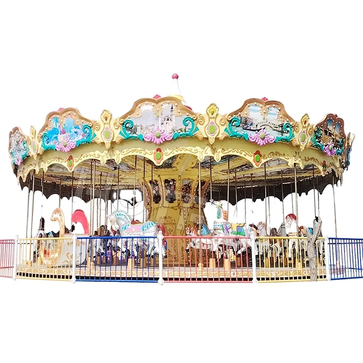 outdoor large electric adult amusement park merry go round horse carousel ride for sale