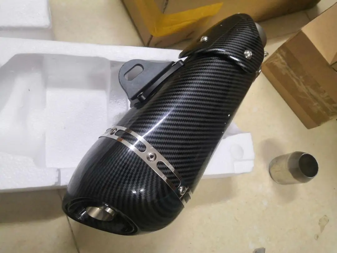 titanium dirt bike exhaust the best manufacture universal motorcycle exhaustV stainless steel silence