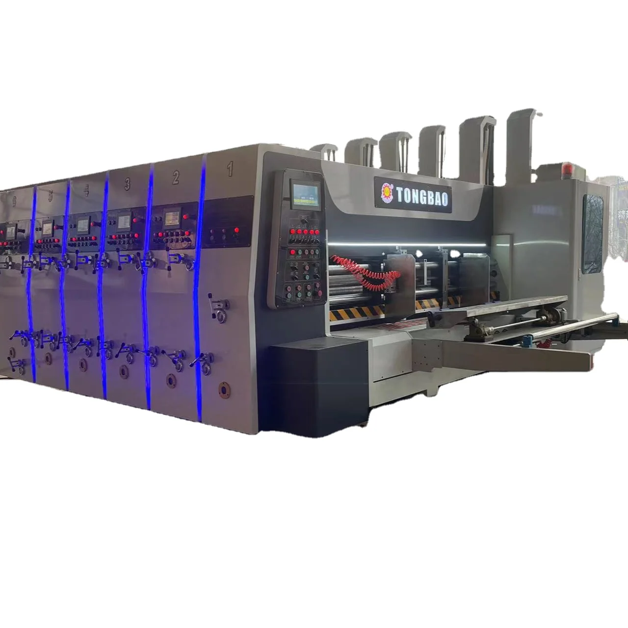 High Quality 6 Colour Flexo Printing Machine In China Running Steadily Carton Box Flexo Printing Machine