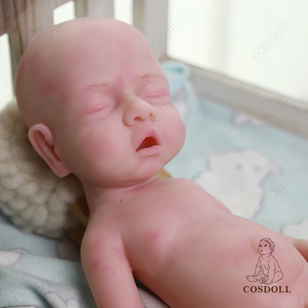 Overseas warehouse full silicone gril lifelike reborn hand painted wholesale reborn doll kit