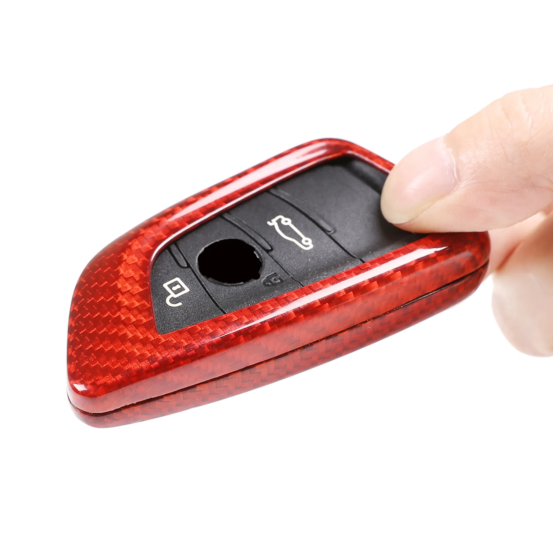  Universal Suitable For BMW Blade Type Carbon Fiber Car Key Case Shell