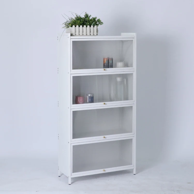 Kitchen Shelf Floor Multi-Layer Dust-Proof Sideboard Cabinet Small Appliances Microwave Oven Dish Storage Cabinet Sideboard